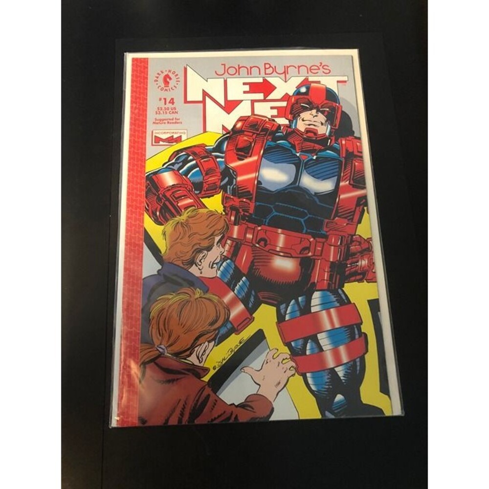 John Byrne's Next Men #14 (DH 1993) 1st Cameo Appearance of Hellboy VF